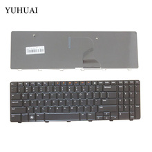 Nuevo teclado para Dell Inspiron 15 15R N M 5010 N5010 M5010 0Y3F2G NSK-DRASW 0JRH7K 9Z.N4BSW.A0R US teclado negro para ordenador portátil 2024 - compra barato