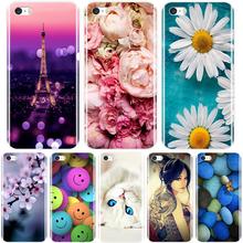 Funda de teléfono para iPhone SE 5S 5 S 5C silicona suave TPU Ultra delgada linda flor Floral contraportada para iPhone 4S 4 S funda 2024 - compra barato