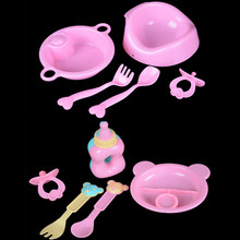 5pcs/set Pretend Play Doll Tableware Potty For 43cm Doll Accessories for Dollhouse Decoration 2024 - buy cheap