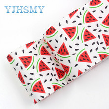 YJHSMY G-18913-1106,75 mm 5 Yards watermelon Printed grosgrain ribbons,Clothing accessories,DIY handmade gift wrap materials 2024 - buy cheap