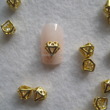 MD-628 10pcs Fancy Zircon Stone Gold Diamond Deco Metal Charms Metal Deco Charms Nail Art 2024 - buy cheap