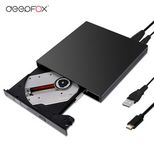 Deepfox-Unidad óptica USB 3,1 tipo C externa, CD, DVD, RW, grabador de DVD, Super unidad para portátil y Notebook 2024 - compra barato