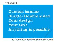 KAFNIK,Custom small double flag 30*45/40*60/60*90cm Design Logo Custom Flag Large Company Sport Flying Flag  Customize flags 2024 - buy cheap