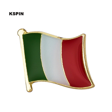 Italy flag pin lapel pin badge 10pcs a lot Brooch Icons KS-0206 2024 - buy cheap