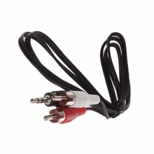 Мини 3,5 мм разъем для 2 RCA штекер стерео аудио Y адаптер Кабель-адаптер кабель AUX для Mp3 Pod Телефон ТВ звуковые колонки 2024 - купить недорого
