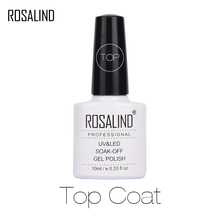 Rosalind Top Coat Nail Primer Gel varnish 10ml Soak Off Foundation Gel Varnish for Nails UV&LED Lamp Needed Gel Nail Polish 2024 - buy cheap
