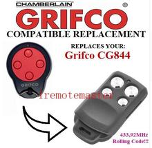 Abridor de porta de garagem/transmissor, substituição remoto, modelo grifco cg844, 433.92mhz, bonito 2024 - compre barato