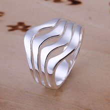 Ring 925 silver ring 925 silver fashion jewelry ring water wave jewelry wholesale sdwa LR123-8 2024 - buy cheap