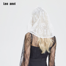 Кружевной Шарф Leo anvi, белая капелла, veil, с вуалью, для Латинской мессы 2024 - купить недорого