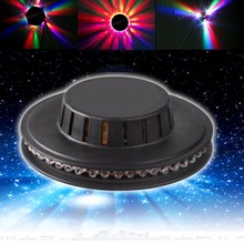 Tinhofire 48 x Led Stage Lâmpada luz Girassol Colorido UFO Rotativo luz KTV luz do Estágio de Controle de Controle De Som Música 2024 - compre barato