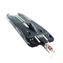 Che32 cheetah/alemanha gato de corrida elétrica fibra de vidro rc barco pnp com 120a esc motor sem escova/resfriamento de água th02635 2024 - compre barato