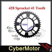 Rear Chain Sprocket 428 76mm 41 Tooth For Chinese Pit Dirt Bike Motorcycle YCF Thumpstar XR CRF 50 KLX110 SSR Pitmotards 2024 - buy cheap