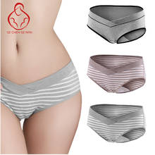 3 Pcs/Lot Cotton Pregnancy & Maternity Underwear U-Shaped Low Waist Women Clothing Pregnant Underwear Briefs Maternity Panties 2024 - buy cheap