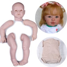 29inch Large Toddler Reborn Kit Unpainted Doll Parts Silicone Kits  bebes Reborn Lifelike Reborn Baby Kit Doll Accessories 2024 - buy cheap