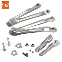 Rear Passenger Foot Pegs For Yamaha YZF R1 2004 2005 2006 2007 2008 Bracket Footrests Footpegs YZF-R1 Foot Rests 2024 - buy cheap