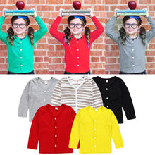 Свитера для маленьких мальчиков и девочек свитер для малышей вязаный свитер с v-образным вырезом кардиган пальто верхняя одежда, пальто топ с длинными рукавами, верхняя одежда 2024 - купить недорого