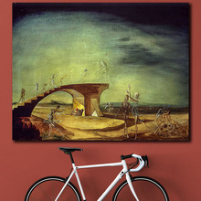 Salvador Dali The Broken Bridge and the Dream Canvas Painting For Living Room Home Decor Oil Painting On Canvas Wall Painting 2024 - buy cheap