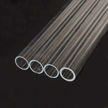 Tubo de vidrio orgánico transparente, longitud de tubo acrílico, corte hueco, 200mm L, 16mm-19mm OD, 10mm-15mm, 1 ud. 2024 - compra barato