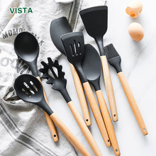 Cooking tool sets  Non-toxic cooking baking kitchen tools utensils silicone shovel spoon scraper brush spade whisk turner 2024 - buy cheap
