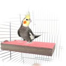 Горячая креативная подставка платформа жевательная игрушка для попугаев перчи птица игрушка лапа шлифовальная Чистка для игрушек попугай укусы попугай товары для домашних животных 2024 - купить недорого