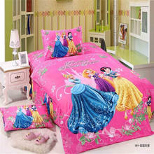 Комплект постельного белья Микки и Минни Маус, односпальная кровать, простыни для Декор для детской спальни стеганые наволочки, пододеяльник, постельное белье для девочек 2024 - купить недорого