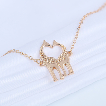 Chandler Hot Loving Giraffe Bracelet Animal Gold Color Link Chain Lovers Couples Bangle Gifts Fashion Jewelry Party Accessary 2024 - buy cheap