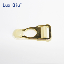LUO QIU 1.4cm Sexy underwear accessories Nickel plated alloy suspender clip garter belt clip Zinc alloy+rubber 100pcs/lot T22-3 2024 - buy cheap