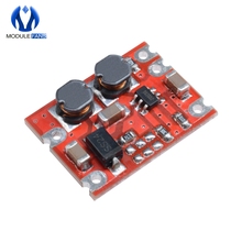 5 pces step up para baixo DC-DC automático buck boost placa do módulo de potência entrada 3v-15v saída eletrônico diy s09 3.3v/5v/4.2v/9v/12v 2024 - compre barato