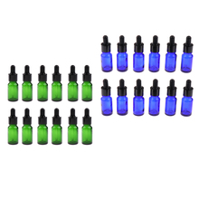 24 PCS 5ml/10ml Empty Essential Oil Bottle Glass Liquid Aromatherapy Dropper 2024 - buy cheap