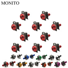 Tornillos de carenado CNC para motocicleta, pernos de resorte de carrocería de Moto personalizados para HONDA CRM250R, CRF250L, CRF250M, CRF1000L, CRF, 250L, 250M, accesorio 2024 - compra barato