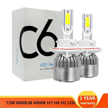 NEW Arrivals Car Lights Bulbs LED H4 H7 HB4 HB3 H11 LED H1 H3 H8 H9 880 9005 9006 H13 9004 9007 Auto Headlights 12V Led Light 2024 - buy cheap