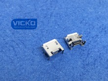 [VK] 10pcs/lot  Micro USB Connector Jack Female Type 5Pin SMT Tail Charging socket PCB Board4 2024 - buy cheap