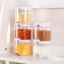 5pcs Creative Transparent Stackable Seasoning Cans Kitchen Spice Rack Condiment Bottles Pepper Shakers Box Salt and Pepper Box 2024 - buy cheap