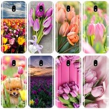 Tulips flower Spring field Red pink yellow purple Phone Case For Samsung Galaxy J3 J4 J6 J8 2018 J3 J5 J7 2017 J5 J7 2016 J3PRO 2024 - buy cheap