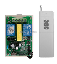 Controle remoto sem fio para porta e janela, ac220v 2ch rf, transmissor e receptor, motor tubular, garagem, abertura de tela, persianas
