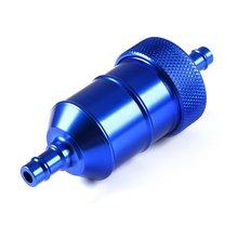 Blue Color Universal 6MM 1/4" Petrol Gas Fuel Filter Cleaner For Motorcycle Pit Dirt Bike ATV 2024 - buy cheap
