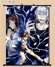 Japanese Anime A Certain Magical Index Kamijou Touma & Misaka Mikoto Home Decor Wall Scroll Poster Decorative Pictures 2024 - buy cheap