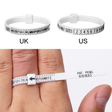 DIYWORK US UK Ring Sizer Measure Accurate Measuring Tool Finger Gauge For Wedding Ring Professional 2024 - buy cheap