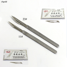 Cltgxdd-cuchillas quirúrgicas para el mango de la hoja, cuchillo de tallado de película de corte PCB, reparación de grava, bolsa, 10 unidades, 11 # o 23 # 2024 - compra barato