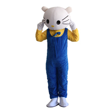 Hello Kitty Cartoon Fancy Dress Mascot Costume Adult Suit Express 2024 - buy cheap