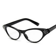 2019 Novas Armações de Óculos Da Moda Óculos de Sol olho de Gato Das Mulheres Para O Sexo Feminino Retro armações de Óculos Para Mulheres Óculos de Lente Clara 2024 - compre barato