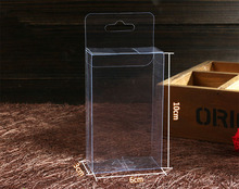 50 pcs 3*6*10 cm de plástico transparente caixas de embalagem caixa de pvc gancho para o presente/Telefone/doces/cosméticos/praça de artesanato Caixa de pvc transparente 2024 - compre barato