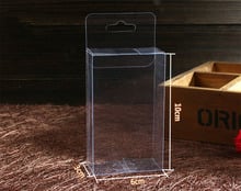 50pcs 3*6*10cm clear plastic pvc hook box packing boxes for gift/Phone/candy/cosmetic/craft square transparent pvc Box 2024 - buy cheap