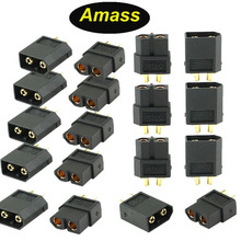 Amass RC Connector XT60 Male Female Bullet Connectors Power Plugs for RC Lipo Battery Black Yellow 2024 - buy cheap