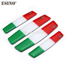 4 x Car Styling Door Edge Guard Protector Strips Anti-collision Anti-scratch Trim Door Edge Guard Stickers For Italy Flag 2024 - buy cheap