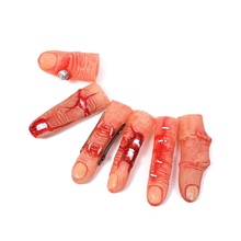 Bloody Horror Fake Broken Fingers Gloves Halloween Party Decor Prop Bloody Fingers Cover Haunted House Broken Hands Tricky Toy 2024 - buy cheap