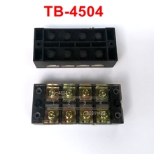 5pcs/lot TB Terminal Block TB-4504 Panel Mounted Terminal Connector 600V 45A  4 Position 2024 - buy cheap
