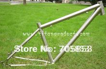 Titanium Bicycle MTB Frame 26'' (With Mudguard, Rack Mounts and Disc Brake) 2024 - buy cheap