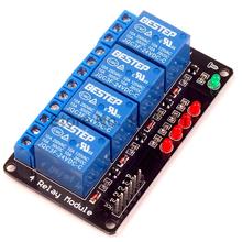 24V 4 Channel Relay Module Low Level Trigger Relay Output 4 way Relay Module for Arduino 2024 - buy cheap