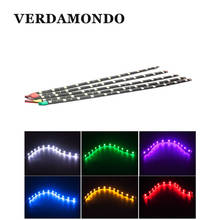 Car Motorcycle LED Strip light 30CM 5050 12 SMD DRL Styling Decoration Waterproof Strip Fog lamp White Red Green Yellow Pink 2024 - buy cheap
